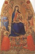 Ambrogio Lorenzetti Madonna and Child Enthroned,with Angels and Saints (mk08) china oil painting reproduction